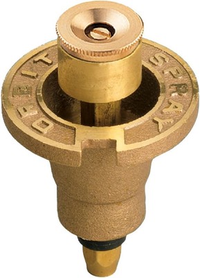 Orbit Half Spray Pattern All Brass Pop-Up Sprinkler Head
