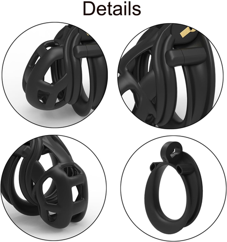 Gabbia Da Allenamento Comoda Da Uomo Migliorata Con 4 Anelli, Biancheria Intima - Foto 3 di 6