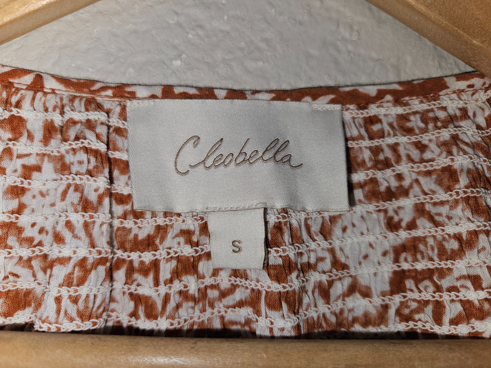 Cleobella Adele Buttoned Peasant Blouse Size Smal… - image 8