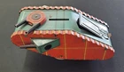 MARX WWI DOUGHBOY TANK TIN WIND UP TOY 1930s