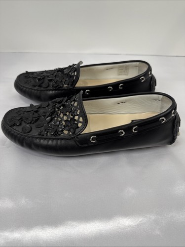 Christian Dior Laser Cut Flower Slip On Loafers Size 38 1/2 - Picture 6 of 10