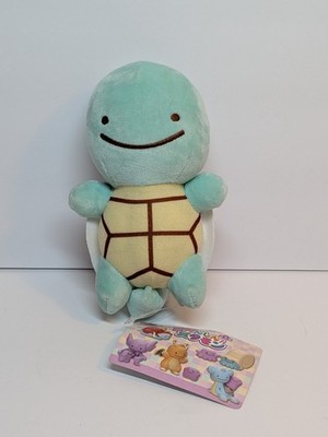 Pokemon Plush Ditto Squirtle 6'' Stuffed Toy Doll Plushie NWT