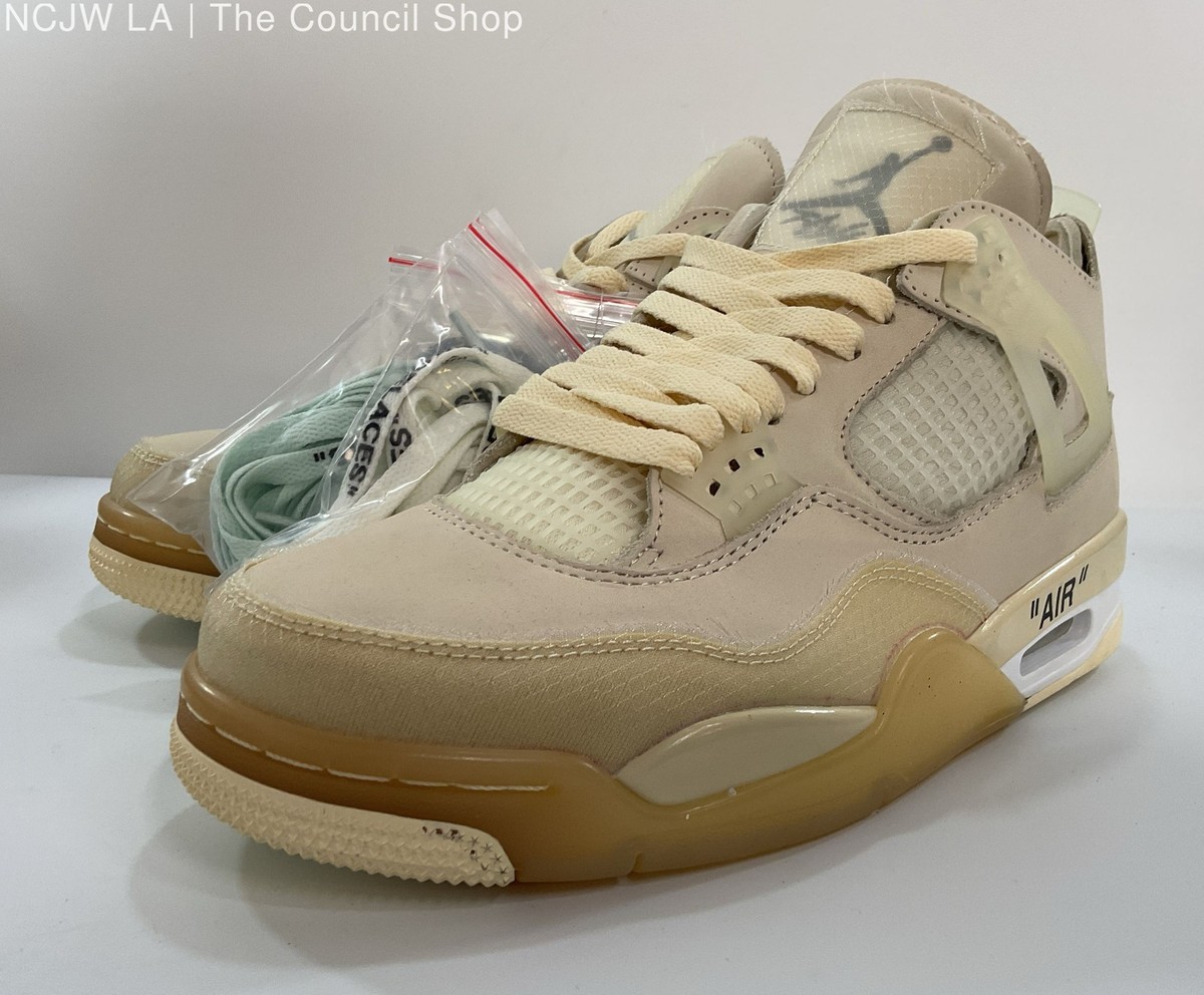 Women's Air Jordan 4 x Off-White™️ 'Sail' Release Date