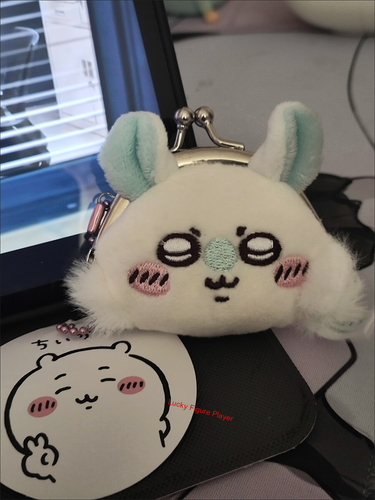 Chiikawa Hachiware Usagi Rakko Mini Serie 8 cm Cartera de Peluche Monedero de Peluche Juguete - Imagen 8 de 14