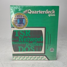 QRAM Quarterdeck Memory Manager Version 1.0 DOS 5.25 Diskette Vintage