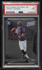 2018 Panini The National VIP Lamar Jackson #16 PSA 9 MINT Rookie RC