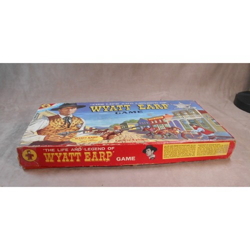 Vintage 1958 The Life and Legend of Wyatt Earp Board Game Transogram for PARTs - Picture 9 of 13