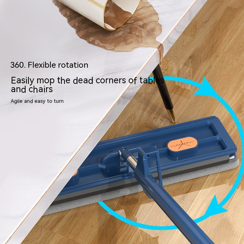 New Style Large Flat Mop 360 Rotating Mop Suitable Various Types Flooring Strong - Picture 9 of 48