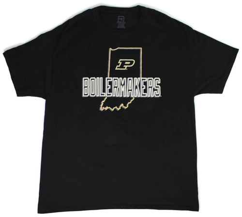 Camiseta negra Purdue University Boilermakers adulto XL KA Pro Edge algodón en muy buen estado - Imagen 1 de 11