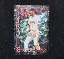 2025 Topps Series 1 #148 Future Stars Ceddanne Rafaela Black Diamante /10