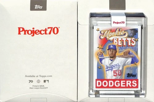 2021 TOPPS PROJECT 70 #672 1960 MOOKIE BETTS - LOS ANGELES DODGERS - MARKET