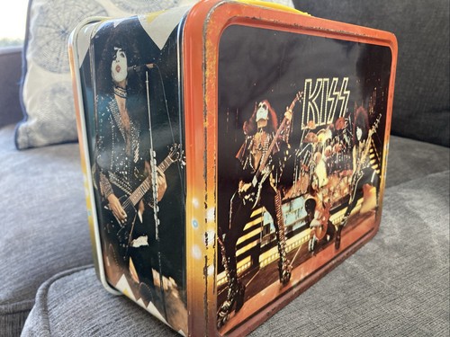 Vintage KISS King-Seeley Lunchbox Rare Red Thermos Original 1977 Aucoin - Bild 18 von 19
