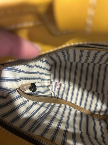 Dooney Bourke Mustard Yellow Large Leather Tote Handbag Bag Purse - Bild 6 von 7