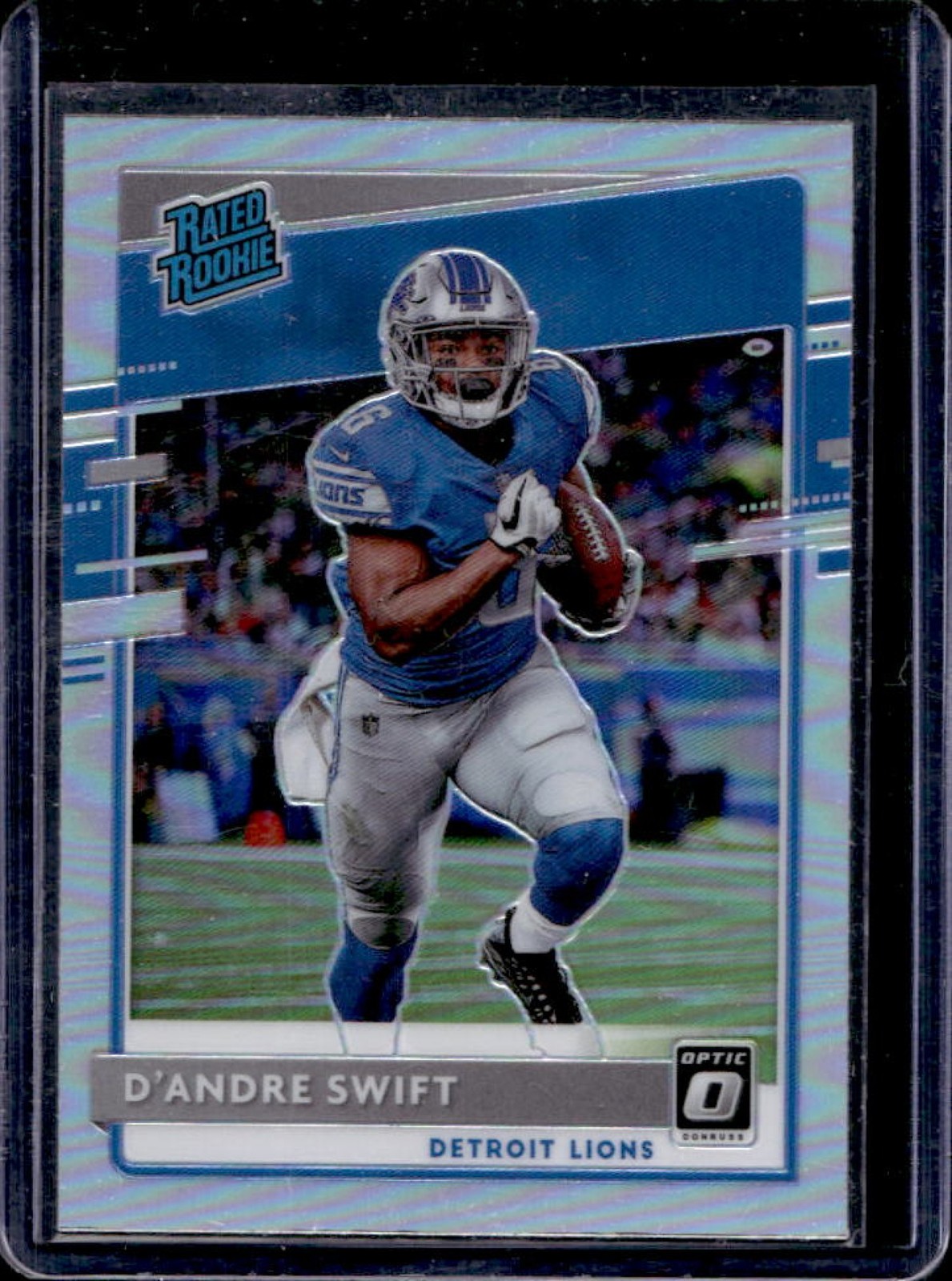 2020 Donruss Optic D Andre Swift Holo Prizm Rookie RC #159 Lions