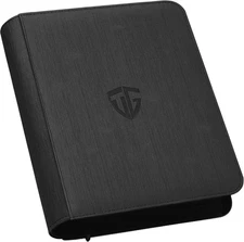 Toploader Binder,Holds 112 Toploaders, 4 Pocket Top Loader Binders for 3" X 4" R