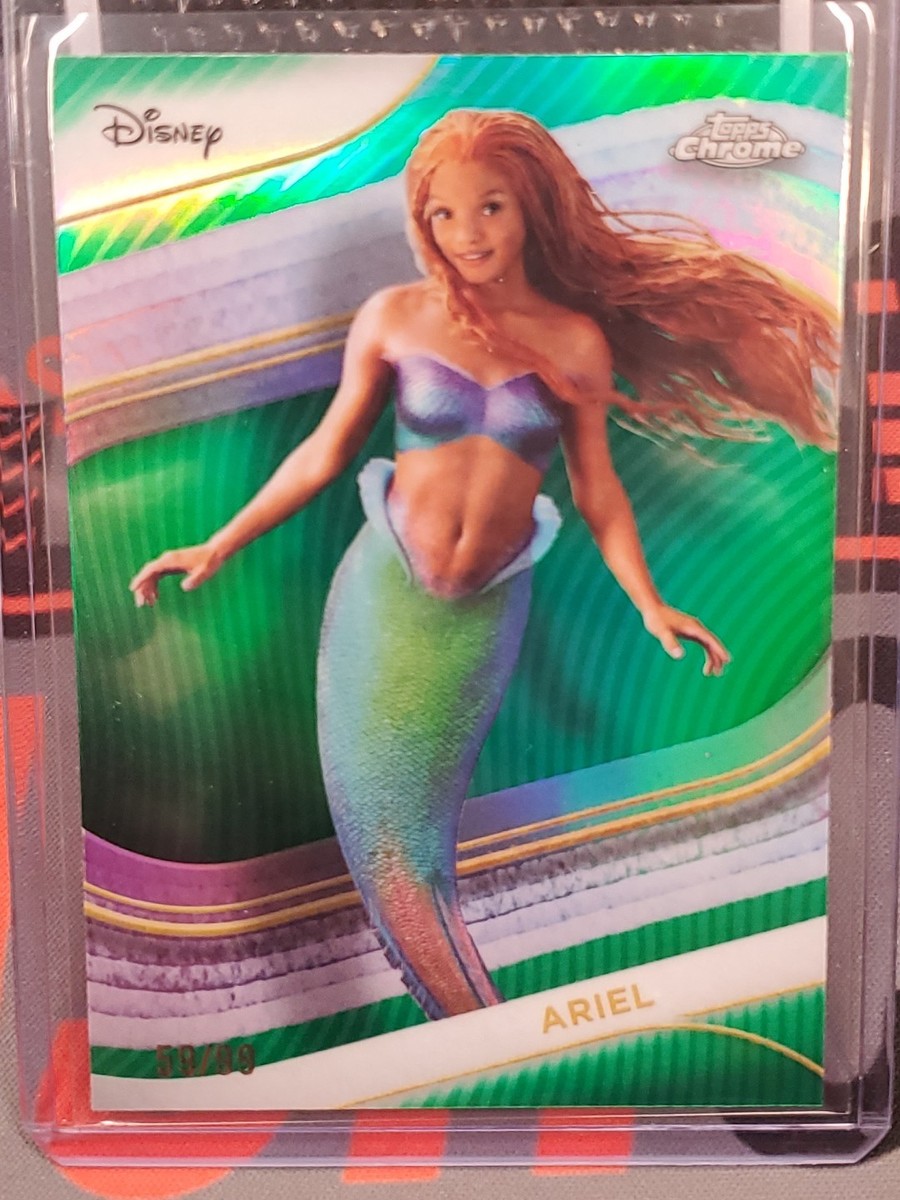 2025 Topps Chrome Disney #63 ARIEL GREEN REFRACTOR /99 | eBay