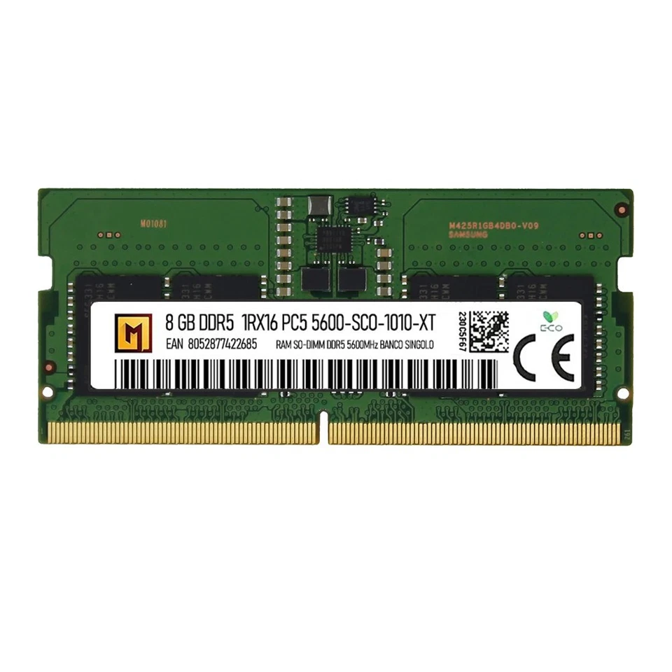 Memoria Ram so-dimm DDR5 da 8Gb Premium con frequenza di 5600MHz - Immagine 3 di 3