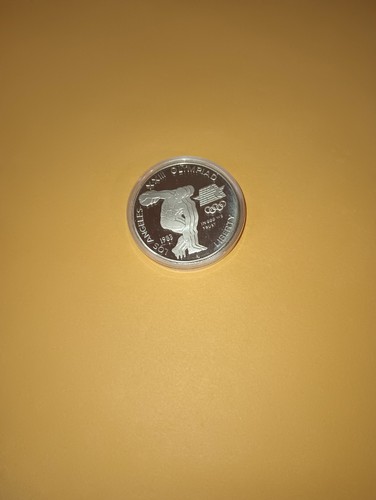 1983-S SILVER COMMEMORATIVE ONE DOLLAR COIN LOS ANGELES OLYMPICS - Picture 2 of 4