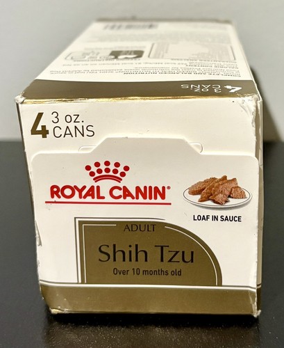 Royal Canin Shih Tsu Adult Wet Dog Food Loaf Skin & Coat Health 4 - 3 oz cans - Picture 5 of 6
