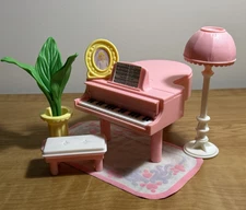 Playskool Dollhouse "Pretty Sounds Piano" Set (Complete) WORKS
