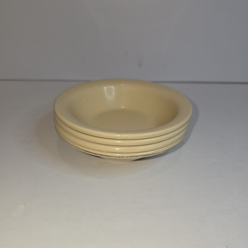 Menge 4 Vintage Pfeilspitze 4-1/2" Melamin Stapelbar Dessertschalen USA