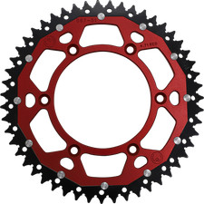 MOOSE OFFROAD Dual Sprocket - 51 Tooth - Red - Fits Gas Gas 1210-897-51-13X