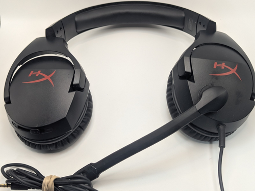 Auriculares con cable para juegos Kingston HyperX Cloud Stinger HX-HSCS-BK probados limpios - Imagen 8 de 10
