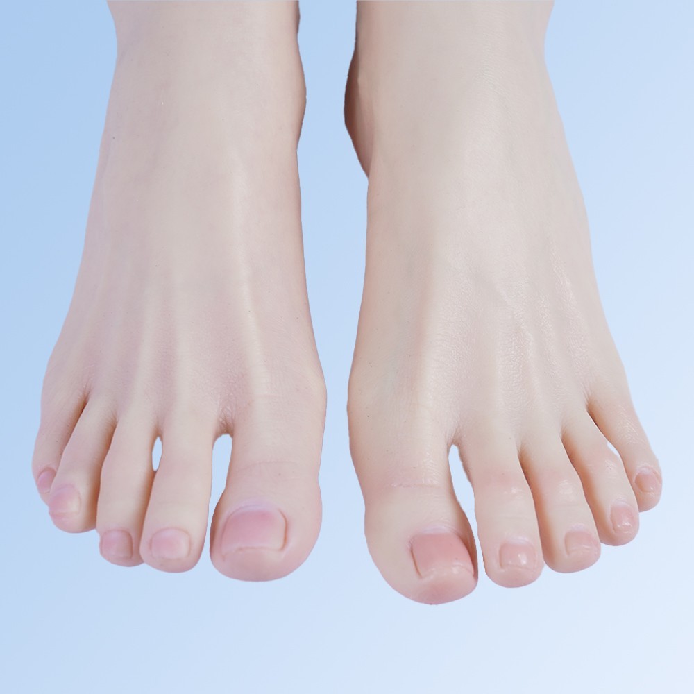 Realistic Silicone Mannequin Foot Female Feet Model Right Left Mannequin Display