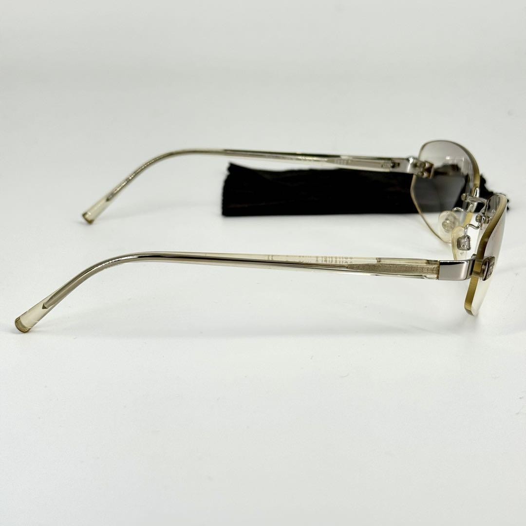 CHANEL Sunglasses 4067 c.124/6l Coco Mark Rimless Clear