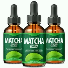 Matcha Burn Drops - MatchaBurn Fat Burner for Weight Loss - 3 Pack