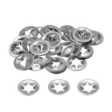50PCS Internal Tooth  Push on Locking Washers Stainless Steel M8 x 18mm