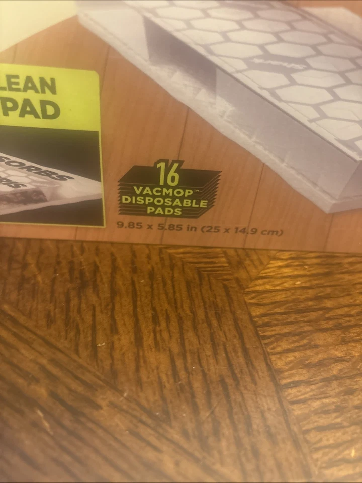 Shark Vacmop Disposable Hard Floor Vacuum Mop - White 16 PER BOX !!!! Not 10 - Image 3 of 4