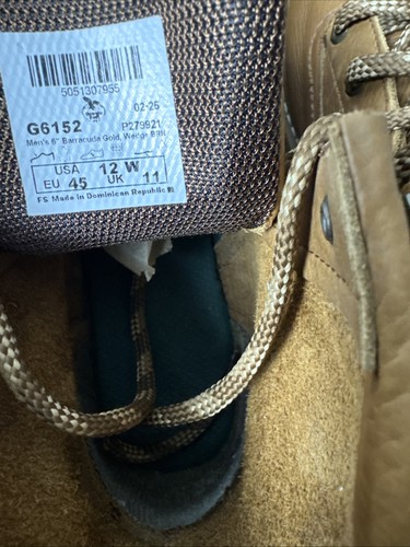 GEORGIA STIEFEL KEILABSATZ 6" WEICHE SPITZE HERREN GRÖSSE 12 W ARBEITSSTIEFEL G6152 - Bild 7 von 9