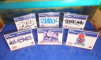 2022 Upper Deck Spider-Man Spider-Verse Everything's Relative ER01-ER10 Set