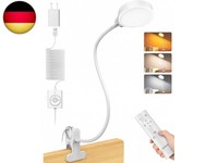 Glocusent 5W Leselampe Bett, 36 LED Augenschonende Klemmlampe Bett