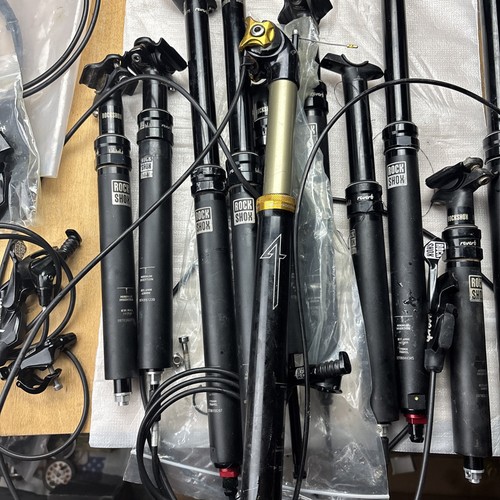 10 Dropper Seatpost Lot Black 30.9 31.6 Remotes RockShox Reverb Mountain Bike - Picture 22 of 24