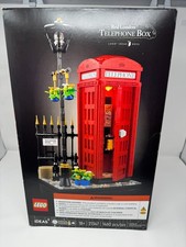 ✅New Sealed✅ LEGO Ideas 21347 Red London Telephone Box Set 1460Pcs Ship Fast