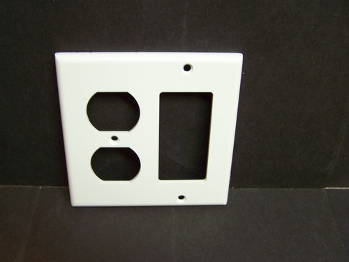 SCHWARZER DAMAST AUF WEISS #1 LICHTSCHALTER ABDECKPLATTE ODER STECKDOSENABDECKUNG  - Bild 17 von 18