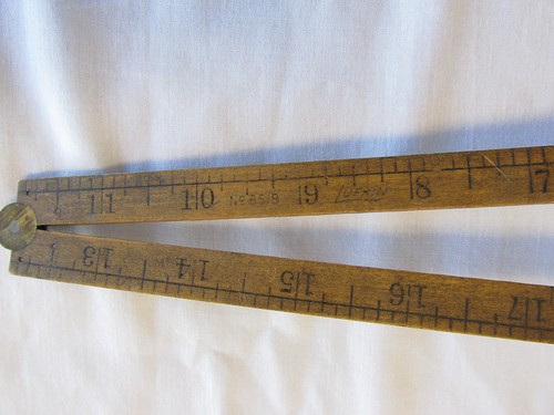 Vintage Lufkin Folding Ruler 24" # 651B Rare - Picture 8 of 10