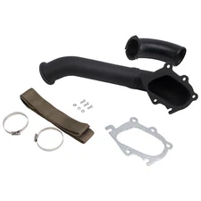 Turbo Inlet Horn+Turbo Pipe Fit 01-04 Chevy GMC 6.6L Duramax Diesel LB7/LLY