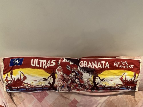 Sciarpa bufanda scarf in panno Ultras Torino Granata vintage da collezione - Picture 4 of 5