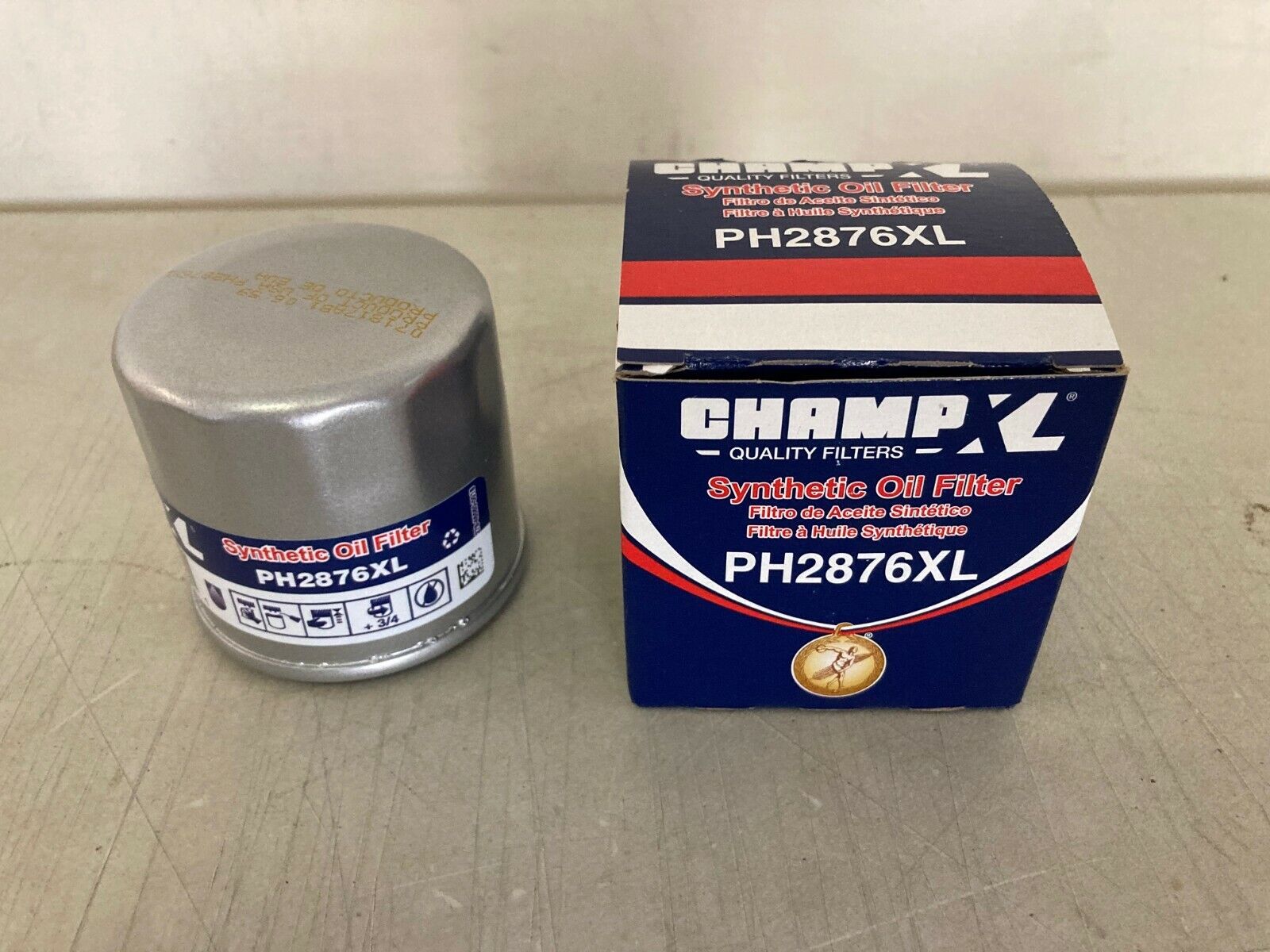 Champ PH2876XL Synthetic Oil Filter fits M1-108A XG6607 TG6607 51365XP 10-2876