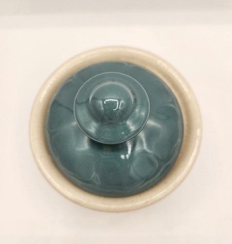 Country Classic Collection Stoneware Sugar Dish Bowl Lid Goose Duck Design Japan - Picture 3 of 7