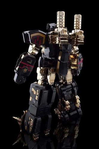 MEGAZORD Black Limited Ver. Mighty Morphin Power Rangers Model Kit Flame Toys - Imagen 4 de 7