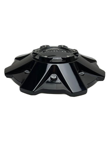 Savage Wheels Gloss Black Wheel Center Cap C-A02 C-A02-1 - Picture 2 of 4