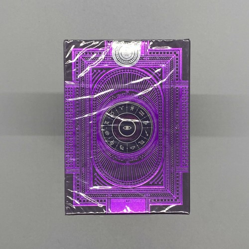 Constellation Mystique Purple Playing Cards with Silver Gilding - Picture 3 of 3