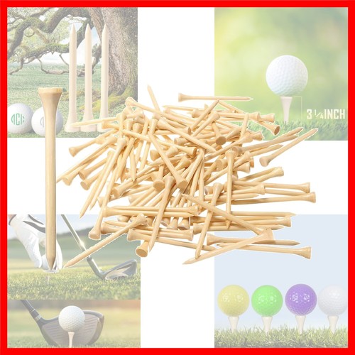250 Pack Professional Bamboo Golf Tees 3-1/4 Inch - Stronger Than Wooden Golf... - Picture 1 of 7