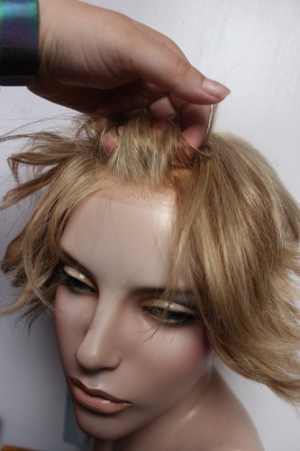 applause raquel welch wig human hair lace front mono top blonde r1621s+ glazed s - Picture 3 of 12