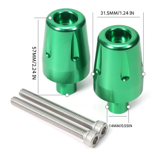 Handlebar Grip Bar End Slider Caps For KAWASAKI NINJA 650 Z650 2017-2022 Z 650 - Bild 2 von 14