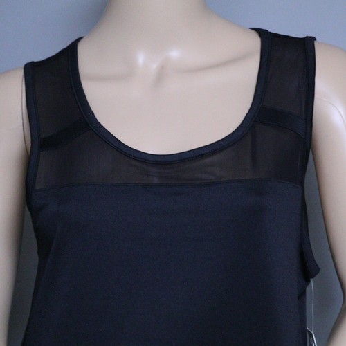 C&C CALIFORNIA WOMEN'S ACTIVE WEAR TANK MESH DETAIL CHOOSE SIZE COLOR ROUND HEM - Picture 5 of 14